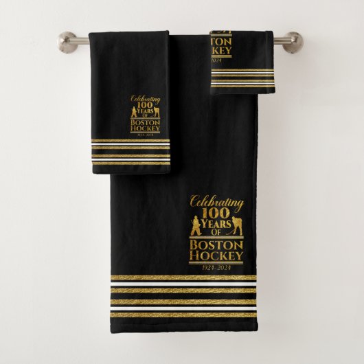 100 jaar Boston Hockey Bad Handdoek (Insitu)