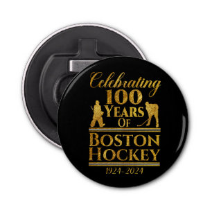 100 jaar Boston Hockey Button Flesopener