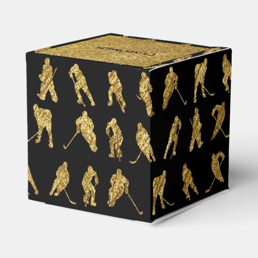 100 jaar Boston Hockey Cube Bedankdoosjes (Achterkant)