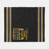 100 jaar Boston Hockey Fleece Deken (Voorkant (Horizontaal))
