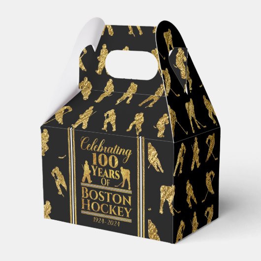100 jaar Boston Hockey Gable Bedankdoosjes (Achterkant)
