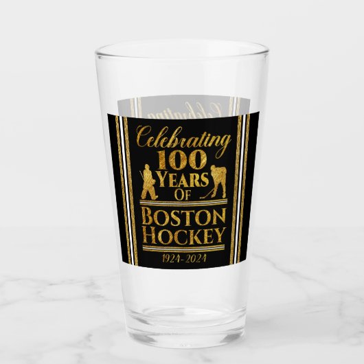 100 jaar Boston Hockey Glas (Voorkant)