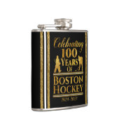 100 jaar Boston Hockey Heupfles (Rechts)