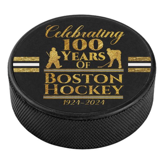 100 jaar Boston Hockey Hockey Puck (3/4)