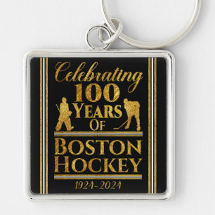 100 jaar Boston Hockey Sleutelhanger