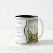 100 JAAR FATIMA-JUBILEUM 1917-2017 TWEEKLEURIGE KOFFIEMOK (Voorkant rechts)