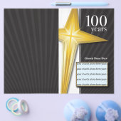 100 jaar Jubileum-bulletin van de Kerk Flyer (Enkel)