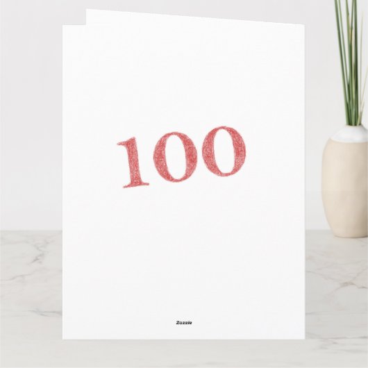 100 jaar jubileum kaart (Achterkant)