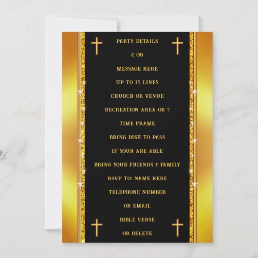 100 Jaar Kerk Jubileum, PRACHTIG Diamond Kaart (Achterkant)