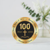 100 jaar kerkelijk Jubileum, Uitnodigingen (Staand voorkant)