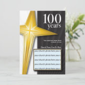  100 jaar kerkelijke Jubileum Kaart (Staand voorkant)