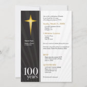  100 jaar kerkelijke Jubileum Kaart (Achterkant)