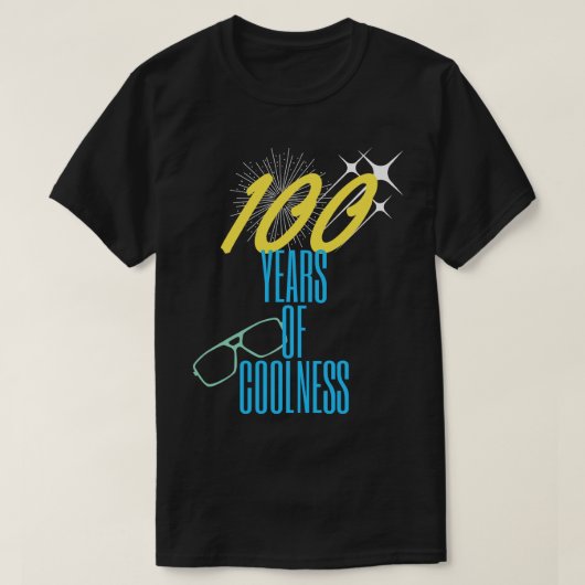 100 jaar koelte t-shirt (Design voorkant)