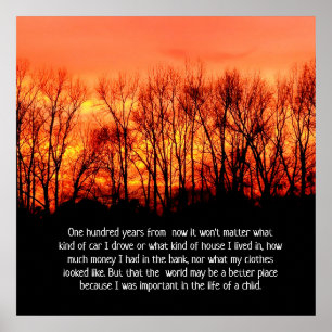 100 jaar later - groot poster