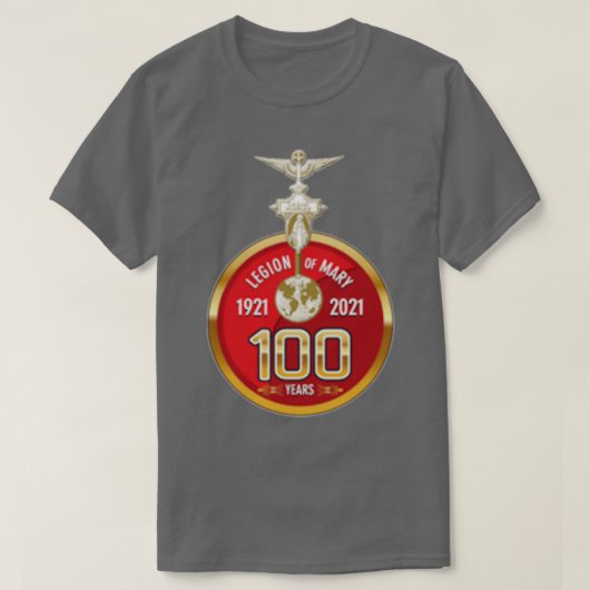 100 jaar Legion of Mary Legion of Mary Marijina L T-shirt (Design voorkant)