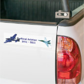 100 jaar Naval Aviation Bumpersticker (Op Truck)
