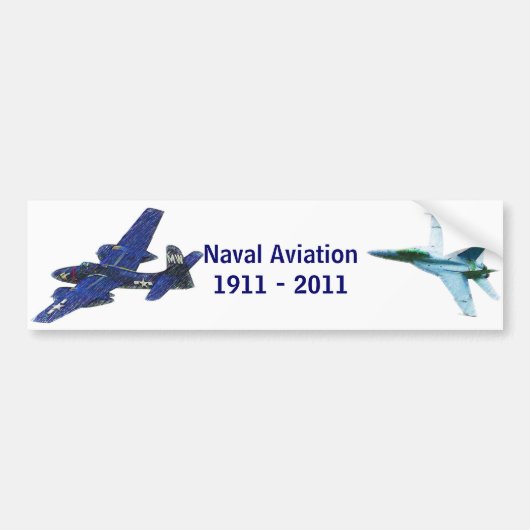 100 jaar Naval Aviation Bumpersticker (Voorkant)