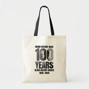 100 Jaar Negro Geschiedenis Week Zwarte Geschieden Tote Bag