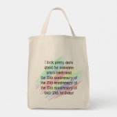 100 jaar of ouder tote bag (Achterkant)