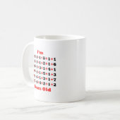 100 jaar oud! Blk rood Koffiemok (Voorkant links)