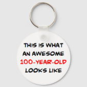 100 jaar oud, geweldige sleutelhanger (Voorkant)