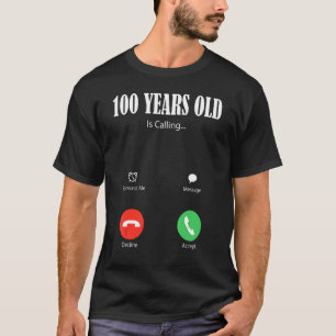 100 jaar oud noemt de 100e verjaardag Fami T-shirt