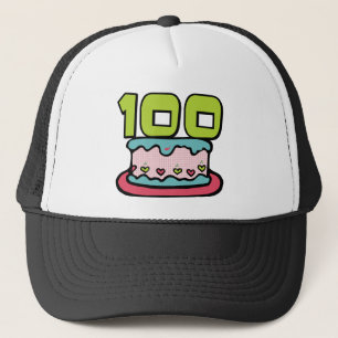 100 jaar oude Birthday Cake Trucker Pet