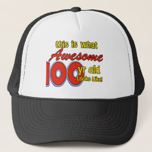 100 JAAR OUDE BIRTHDAY-DESIGN TRUCKER PET