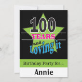 100 jaar oude dag kaart (Voorkant)