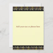 100 jaar oude uitnodiging van de Birthday party (Achterkant)