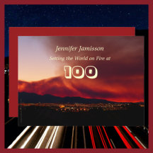 100 jaar oude verjaardag Partij nodigt de wereld u