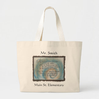 100 jaar Quote Teacher Canvas tas