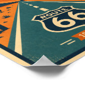 100 Jaar Route 66 Centennial Litho Poster (Hoek)