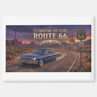 100 Jaar Route 66 Magneet