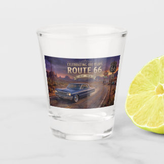 100 Jaar Route 66 Shot Glas
