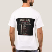 100 jaar Route 66 vieren T-shirt (Achterkant)