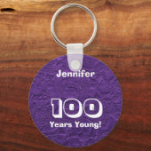100 jaar Sleutelhanger jonge Paarse dolls (Sleutel (Voorkant)