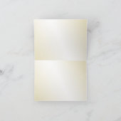 100 jaar Speciale dank voor zwarte/goudtekst Kaart (Binnen)