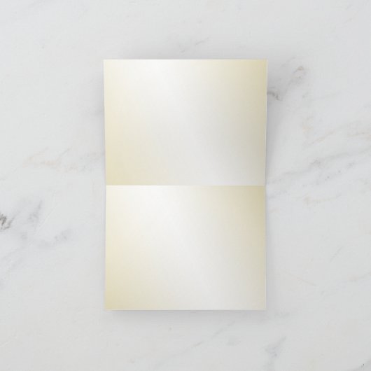 100 jaar Speciale dank voor zwarte/goudtekst Kaart (Binnen)