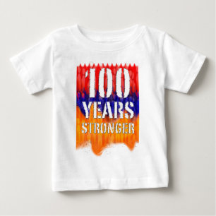 100 jaar Sterker Armeens Baby T-shirt