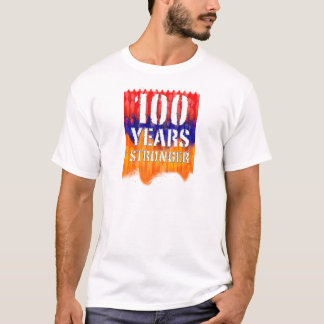 100 jaar Sterker Armeense Mannen Basis T-shirt