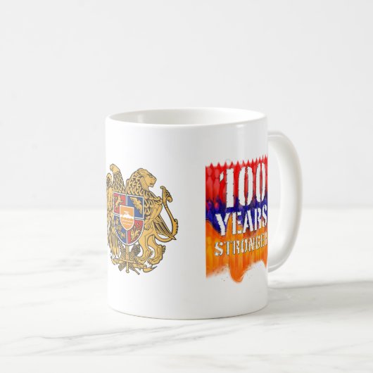 100 jaar sterkere Armeense Mok (Voorkant rechts)