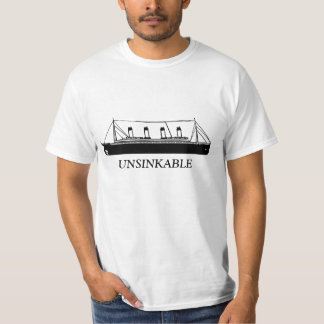 100 jaar van de onzinkbare Titanic T-shirt