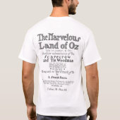 100 jaar van het prachtige land Oz T-shirt (Achterkant)