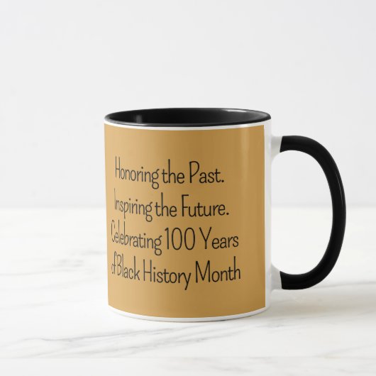 100 Jaar vieren Aangepaste typografie Mok (Rechts)
