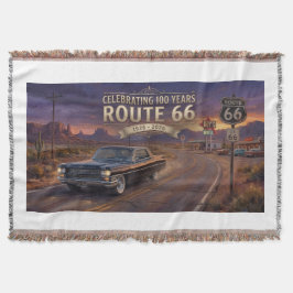 100 jaar vieren: Route 66 Deken