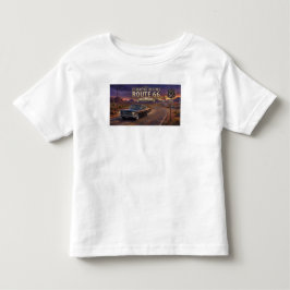100 jaar vieren: Route 66 Kinder Shirts