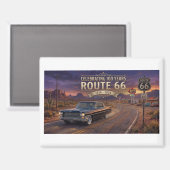 100 jaar vieren: Route 66 Magneet (Voorkant / Achterkant)
