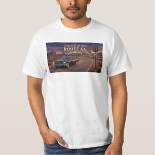 100 jaar vieren: Route 66 T-shirt