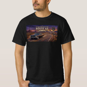 100 jaar vieren: Route 66 T-shirt